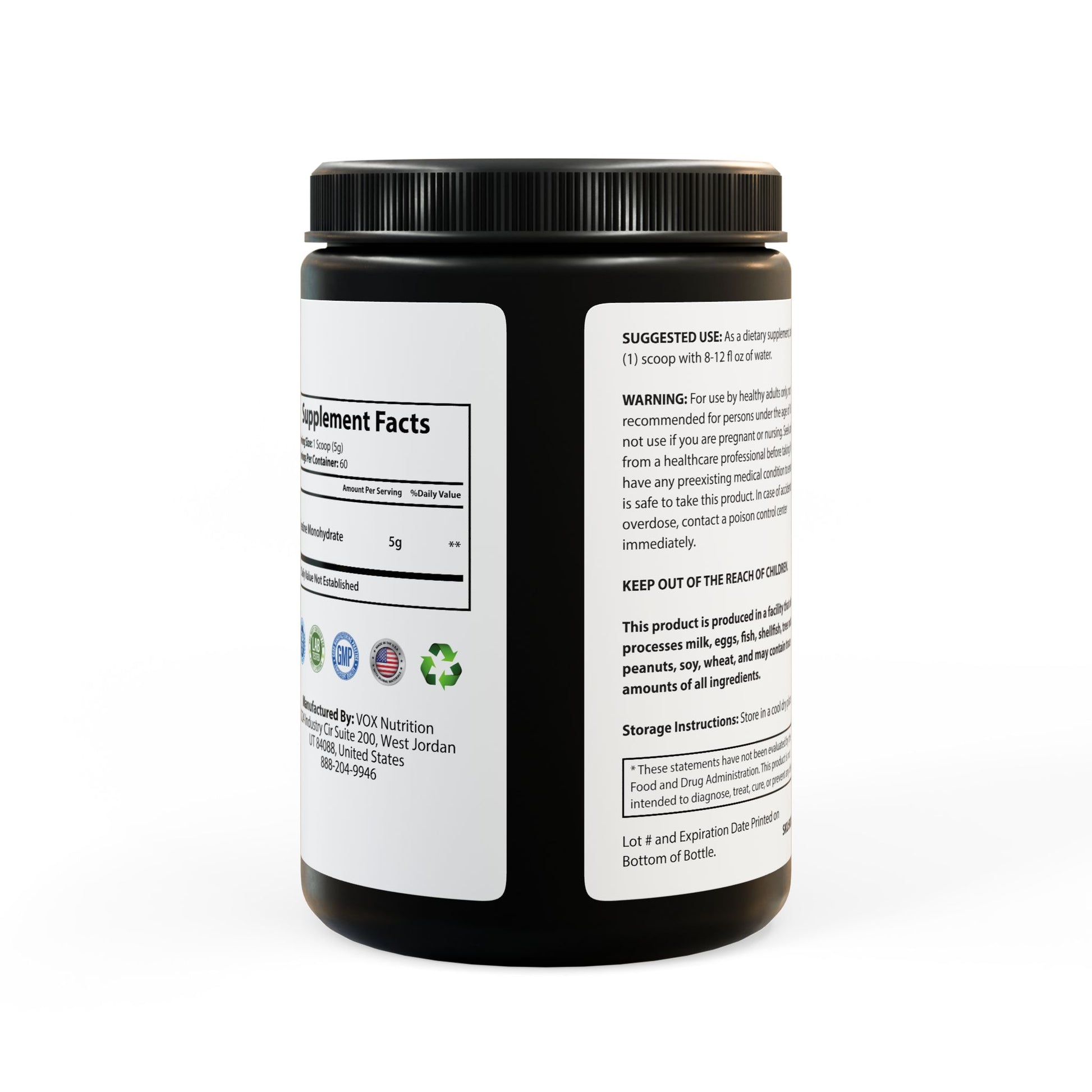 Creatine Monohydrate (300g, 10.58oz) (Resale: $35-$50)