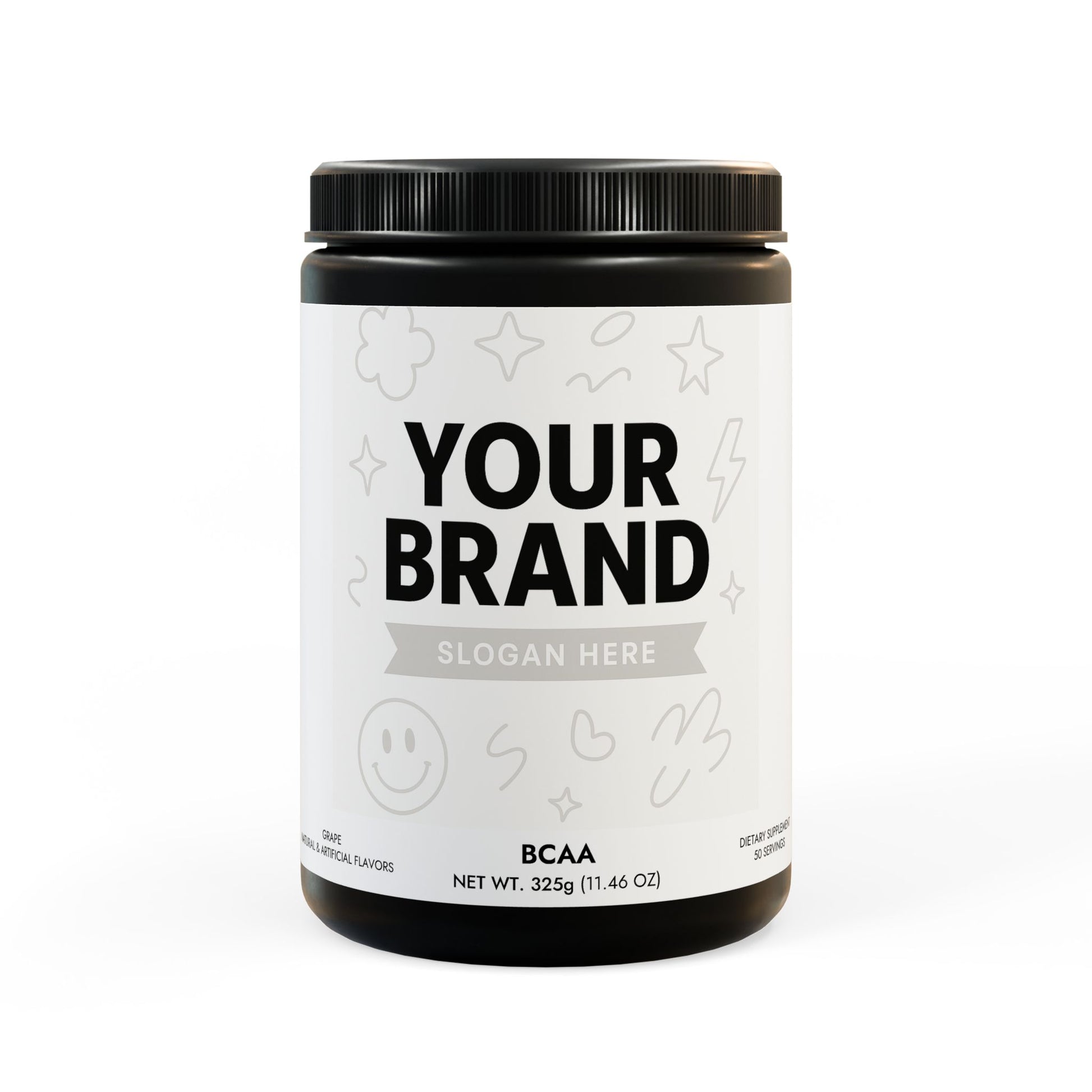 BCAA Supplement, Grape (Resale $25-$35) (325g, 11.46oz, 50 servings)