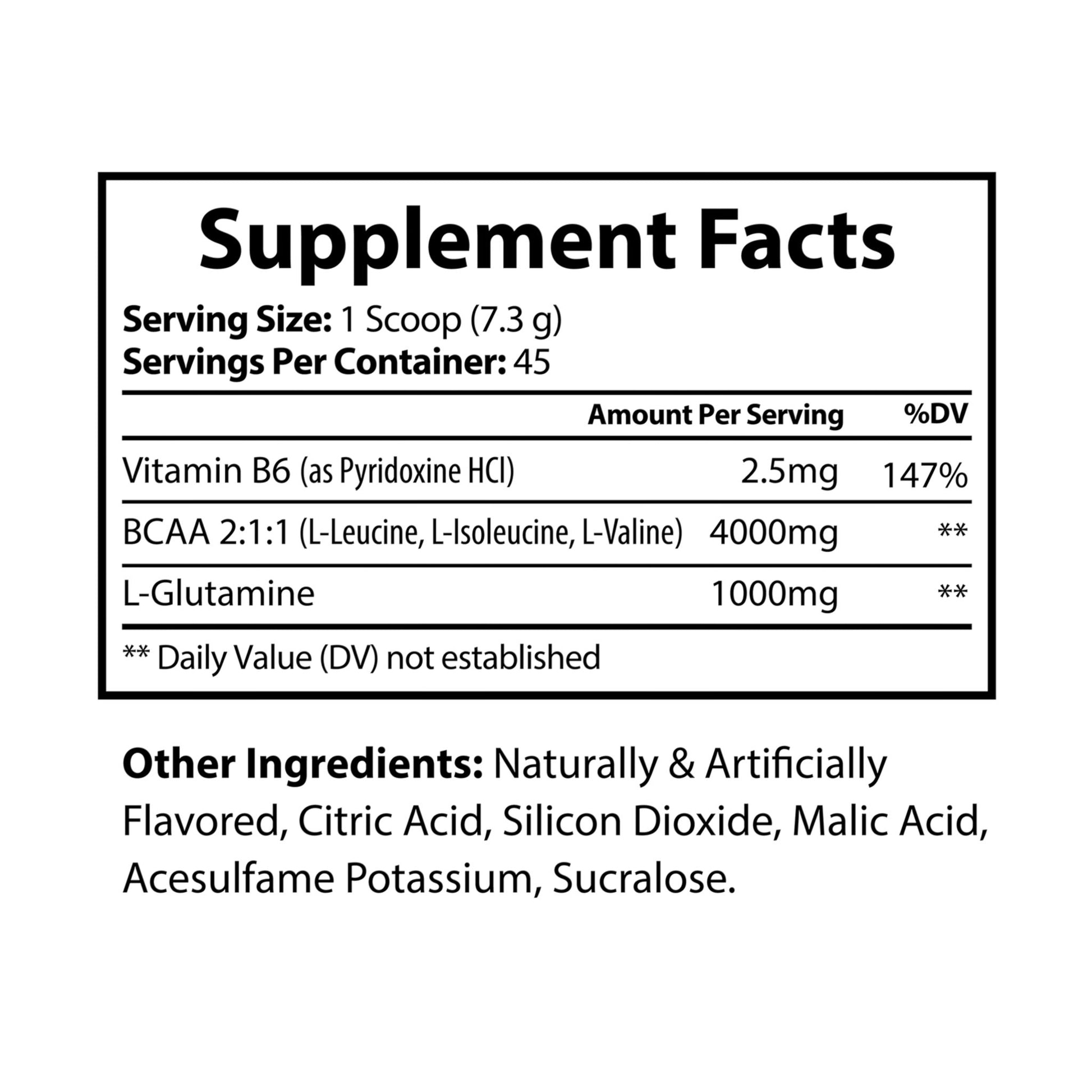 BCAA - Watermelon (Resale: $25-$35) (325g, 11.46oz, 45 servings)