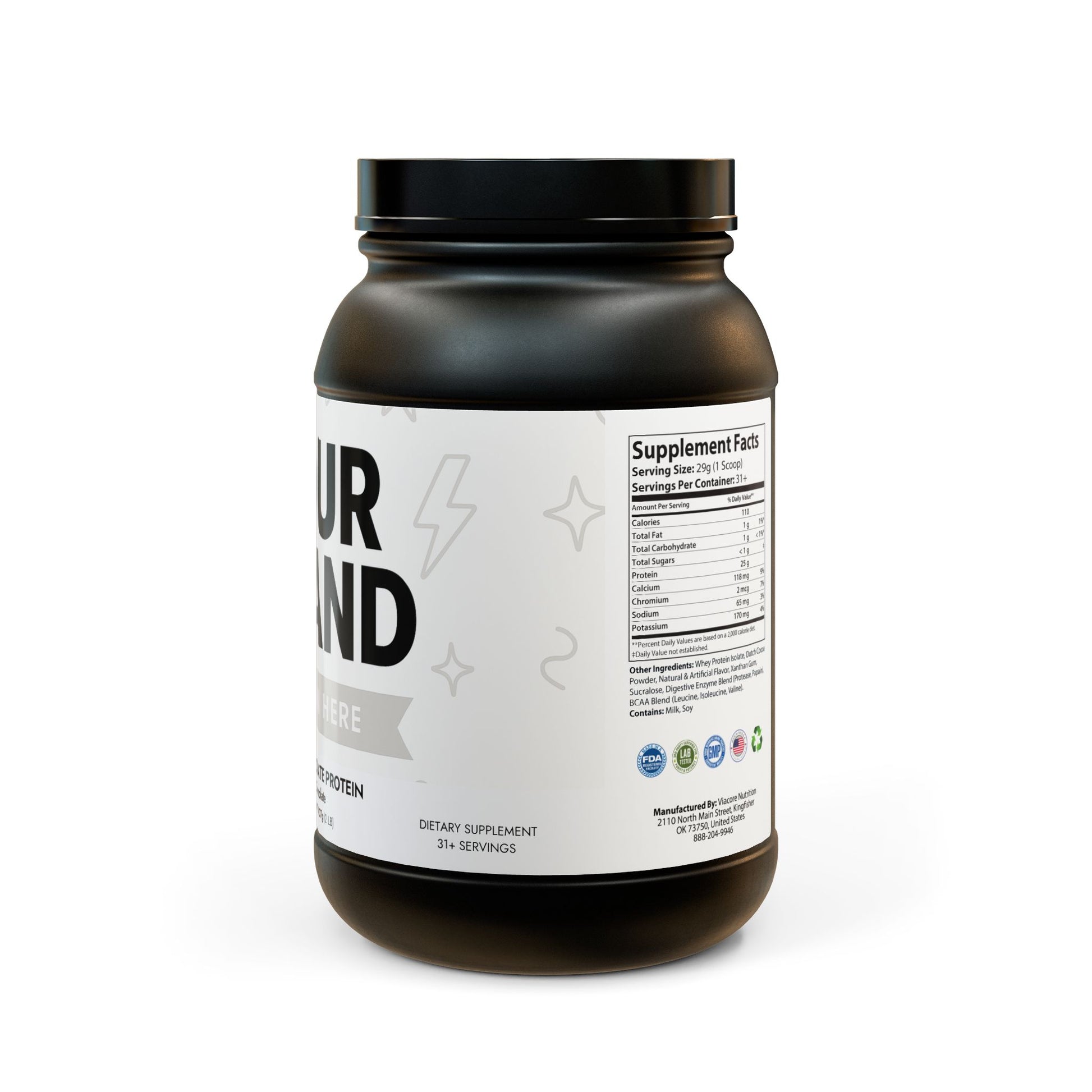 Whey Protein - Chocolate (Resale: $45-$60) (907g, 2lb)