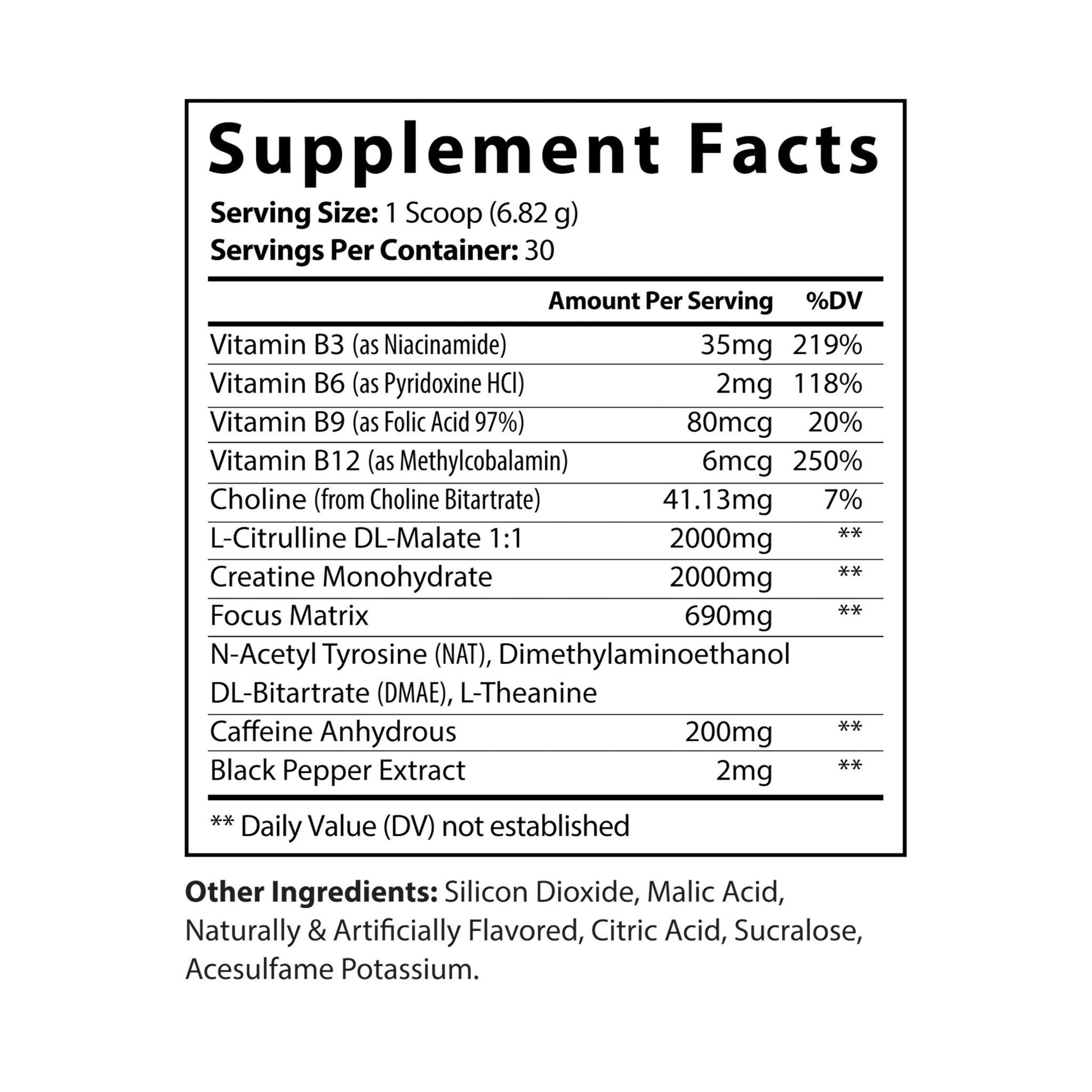 Pre-Workout - Fruit Punch (Resale: $25-45) (204g, 7.1oz)
