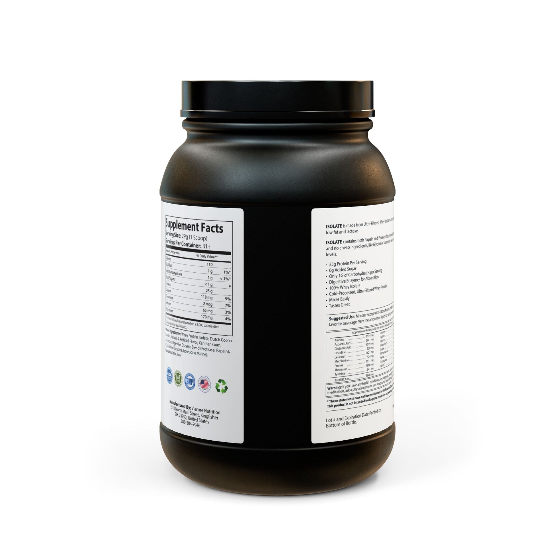 Whey Protein - Chocolate (Resale: $45-$60) (907g, 2lb)