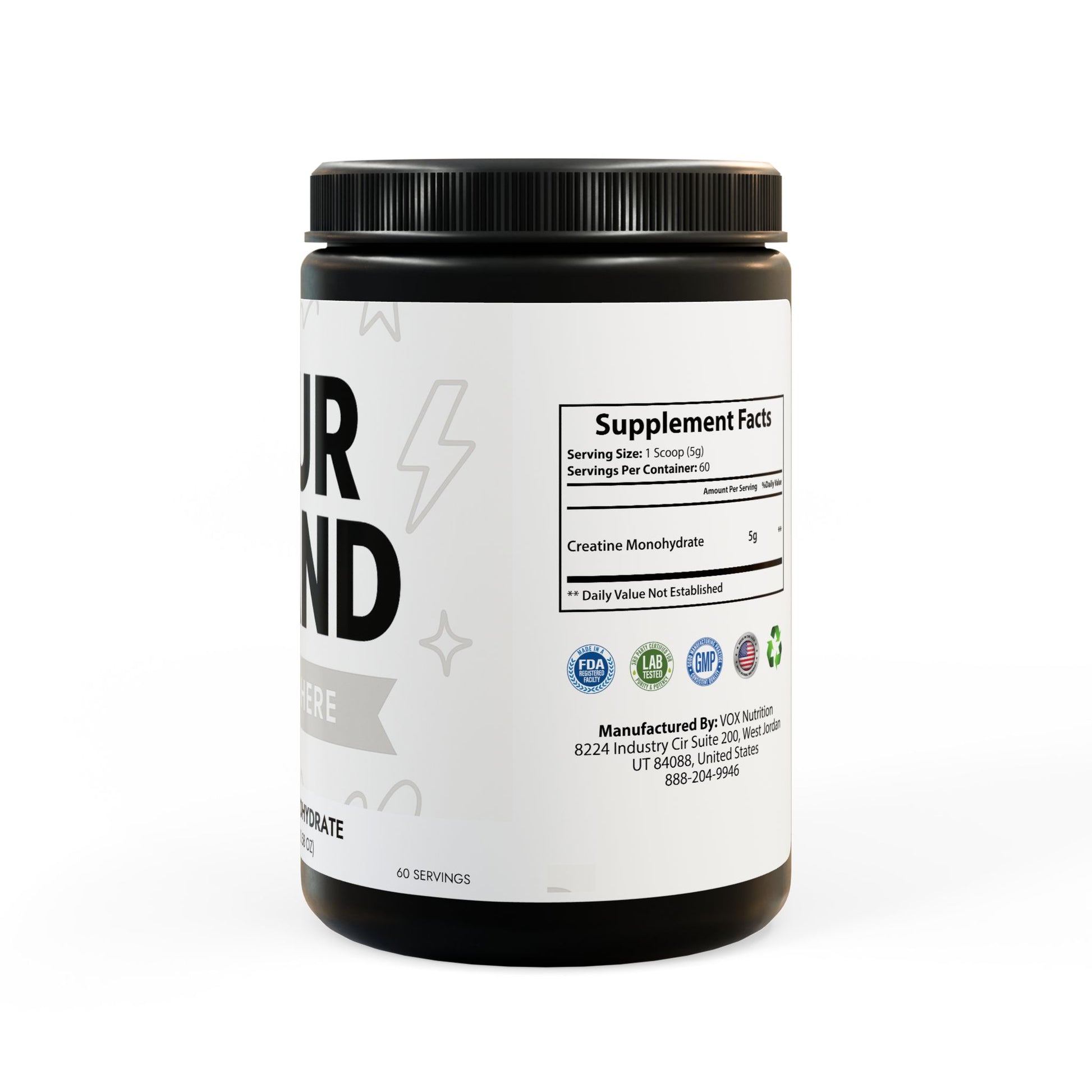 Creatine Monohydrate (300g, 10.58oz) (Resale: $35-$50)