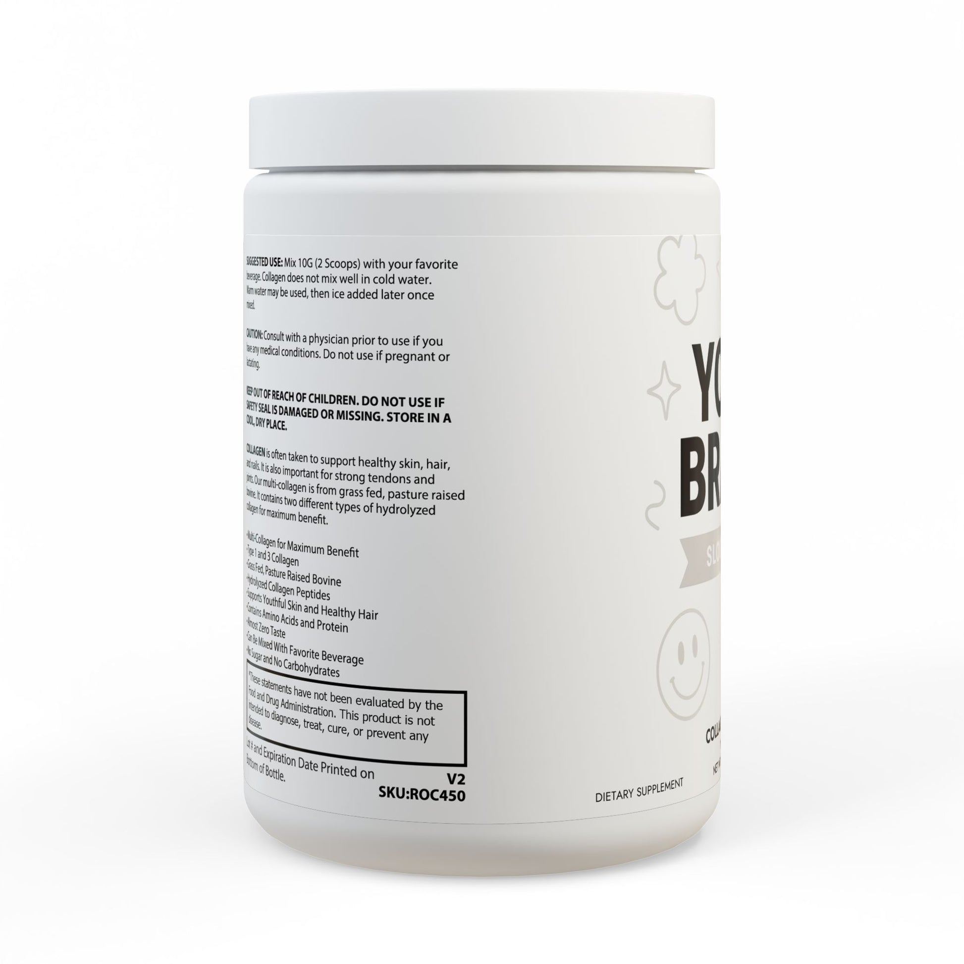 Collagen Peptides Type I & III Supplement (350g, 12.3oz) (Resale $30-$35)